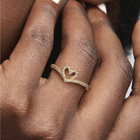 Pandora Jewelry - Pandora Gold Heart Ring